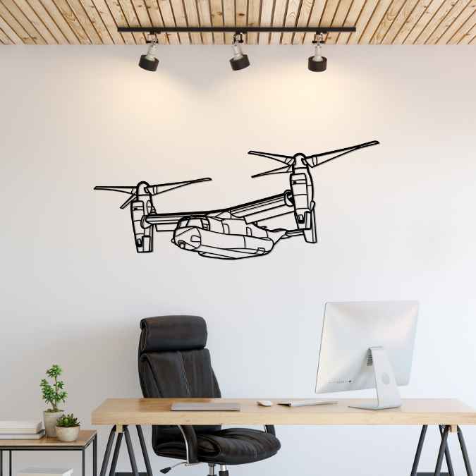 Décoration murale en métal - CV-22 Osprey aircraftvibes
