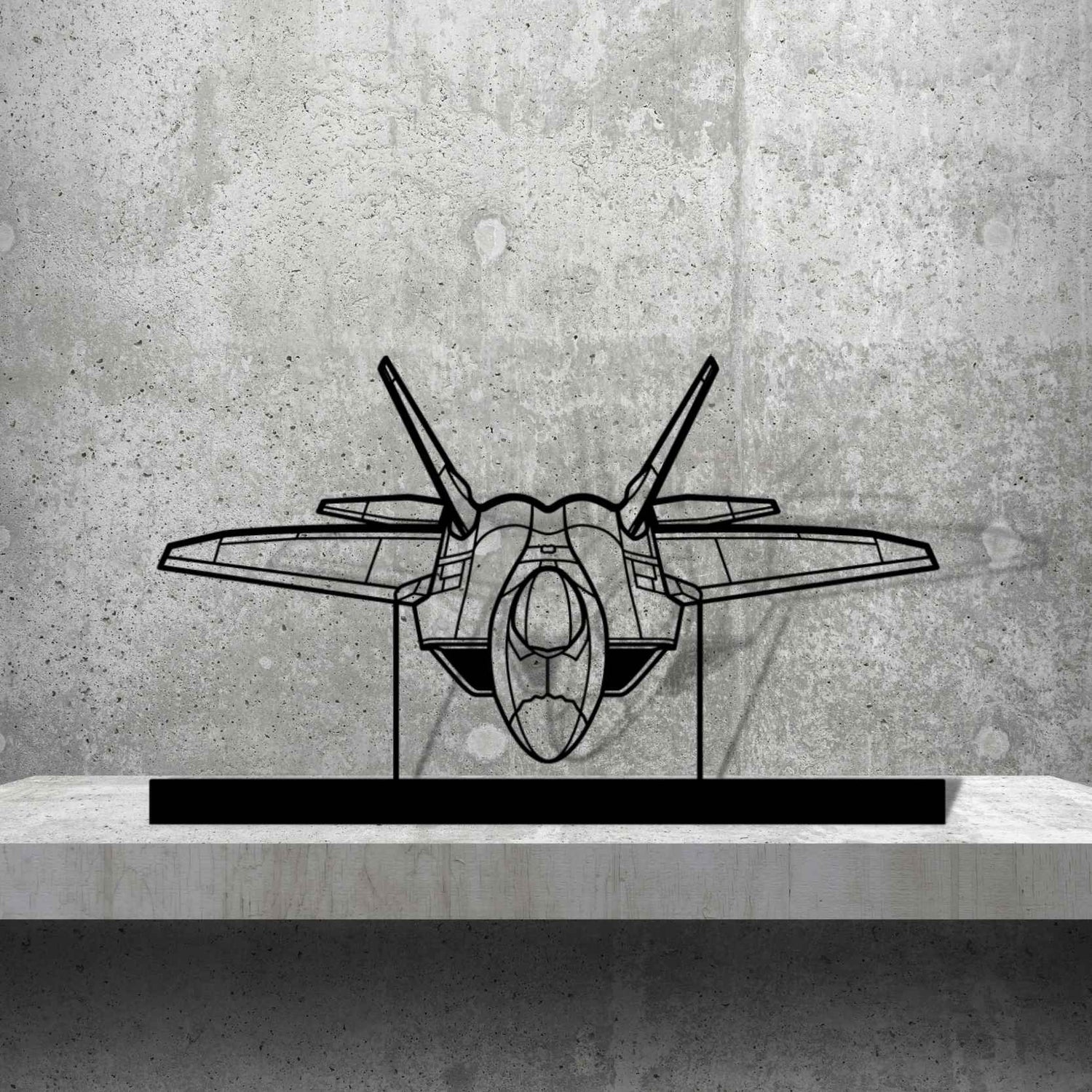 Décoration murale en métal - F-22 Raptor aircraftvibes