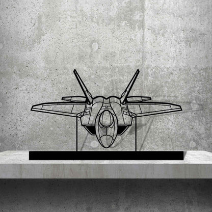 Décoration murale en métal - F-22 Raptor