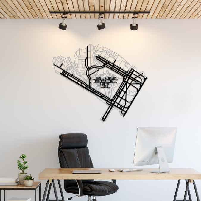 Décoration murale en métal - John F. aircraftvibes