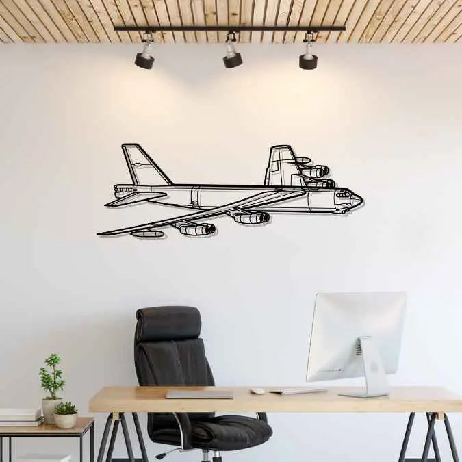 Décoration murale en métal - B-52H Stratofortress aircraftvibes