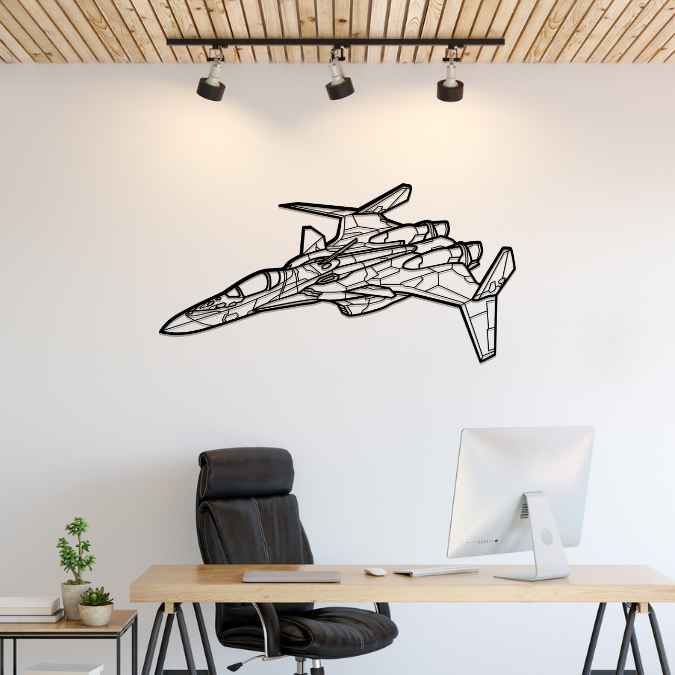 Décoration murale en métal - VF-31J Angle aircraftvibes