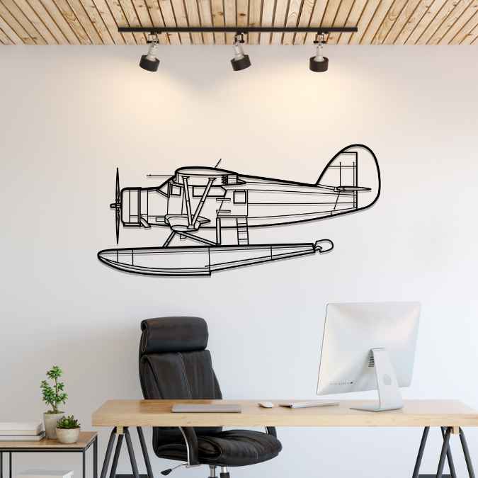 Décoration murale en métal - Norseman MK6 aircraftvibes