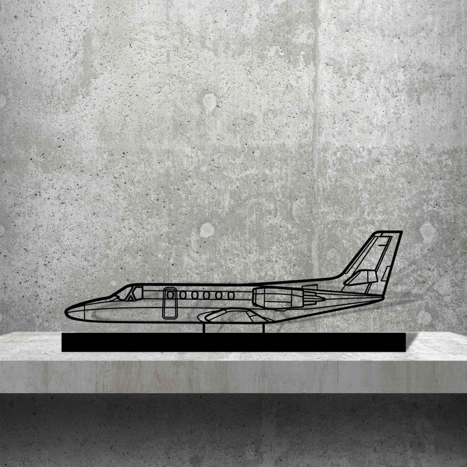 Décoration murale en métal - Citation II aircraftvibes