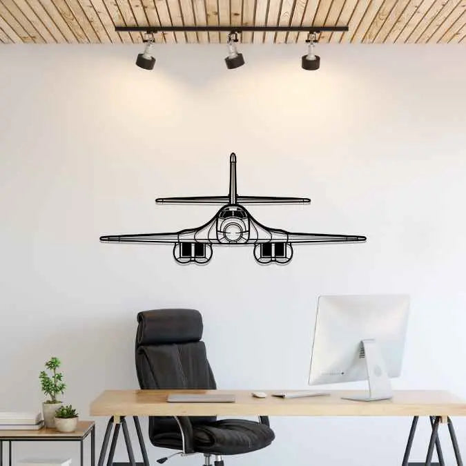 Décoration murale en métal - B-1 Lancer aircraftvibes