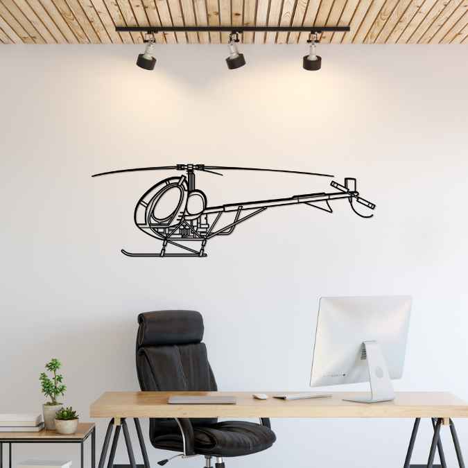 Décoration murale en métal - S300 Silhouette