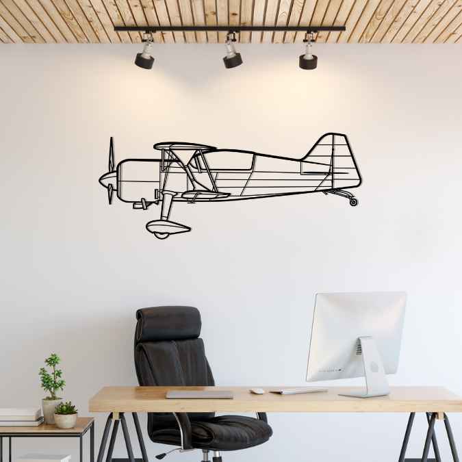 Décoration murale en métal - M12 Silhouette aircraftvibes