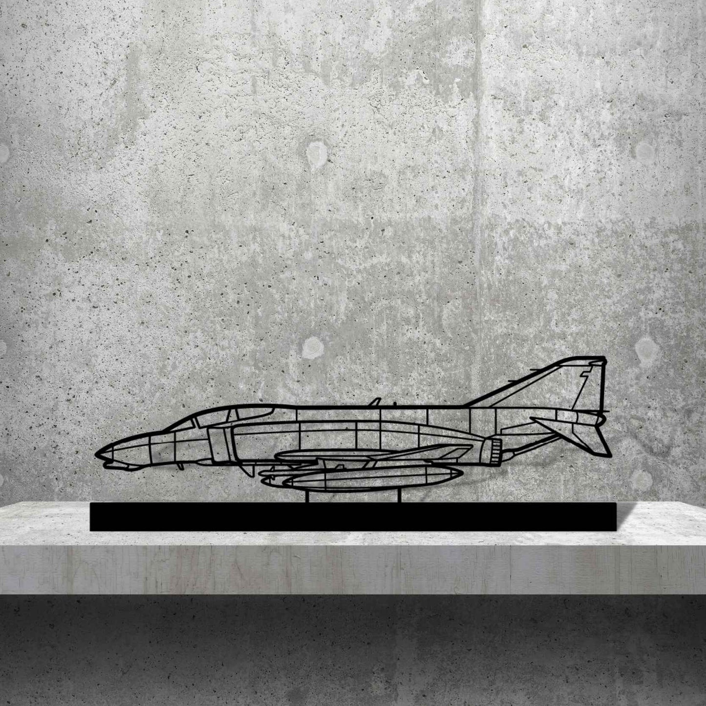Décoration murale en métal - F-4B Phantom