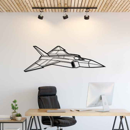 Décoration murale en métal - CF-105 Arrow