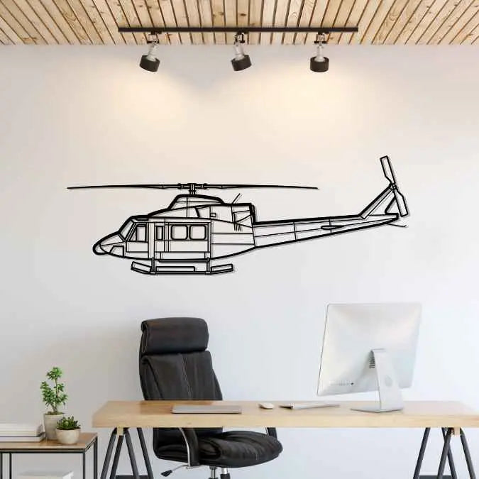 Décoration murale en métal - 412 Silhouette aircraftvibes