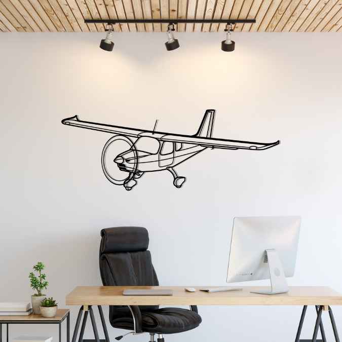 Décoration murale en métal - High Wing aircraftvibes