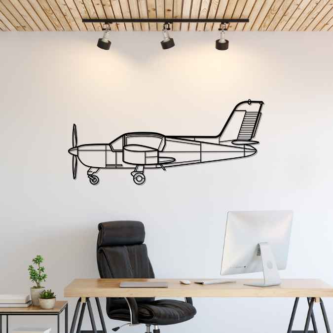 Décoration murale en métal - Rallye Silhouette aircraftvibes