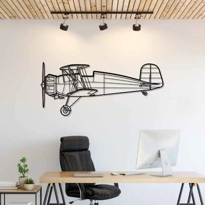 Décoration murale en métal - BU-133 Jungmeister aircraftvibes