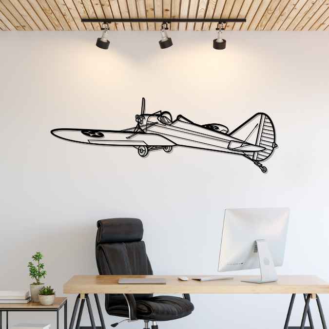 Décoration murale en métal - Fly Baby aircraftvibes