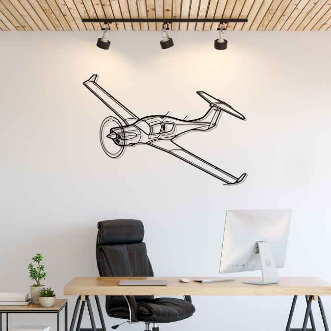 Décoration murale en métal - DA50 RG aircraftvibes