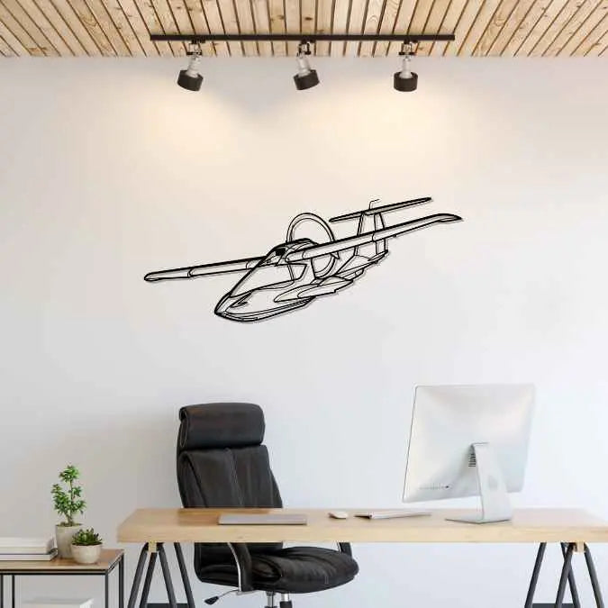 Décoration murale en métal - A5 Angle aircraftvibes
