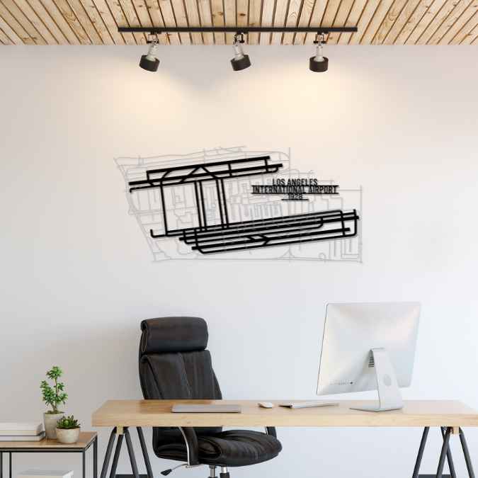 Décoration murale en métal - Los Angeles aircraftvibes