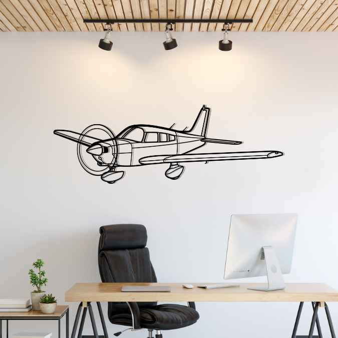 Décoration murale en métal - Warrior II aircraftvibes