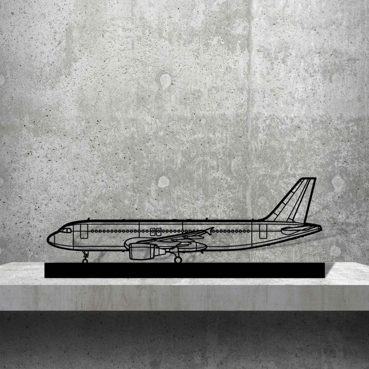Décoration murale en métal - A320 CFM56 aircraftvibes
