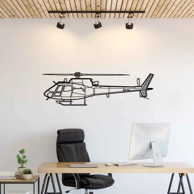 Décoration murale en métal - AS550 Fennec aircraftvibes