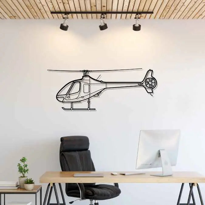 Décoration murale en métal - Cabri G2 aircraftvibes