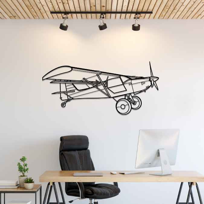 Décoration murale en métal - S7 STi aircraftvibes