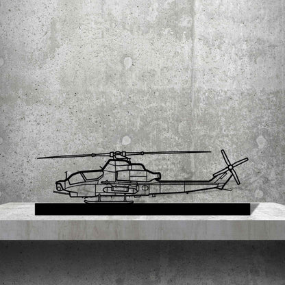 Décoration murale en métal - AH-1Z Viper