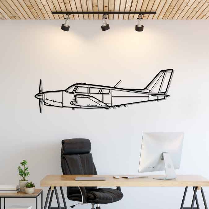 Décoration murale en métal - PA-24-260 Commanche aircraftvibes