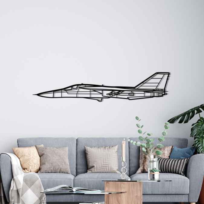 Décoration murale en métal - F-111 Aardvark