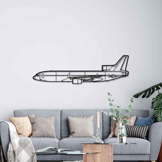 Décoration murale en métal - L-1011 TriStar aircraftvibes