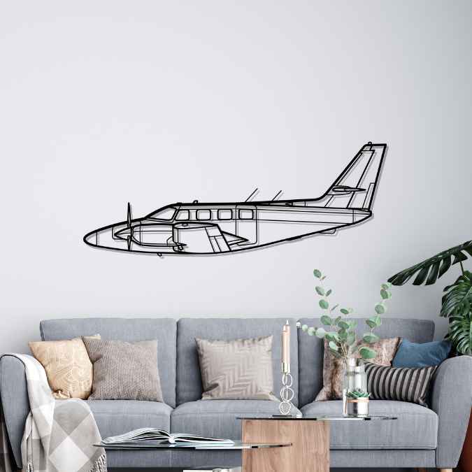 Décoration murale en métal - T303 Crusader aircraftvibes