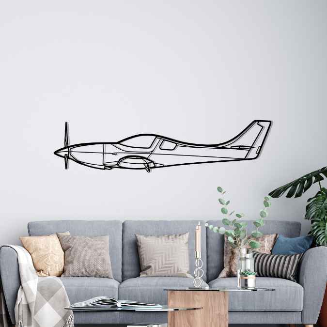 Décoration murale en métal - Legacy Silhouette aircraftvibes