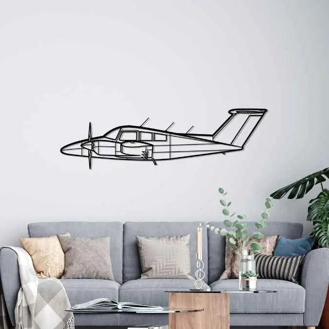 Décoration murale en métal - 76 Duchess aircraftvibes