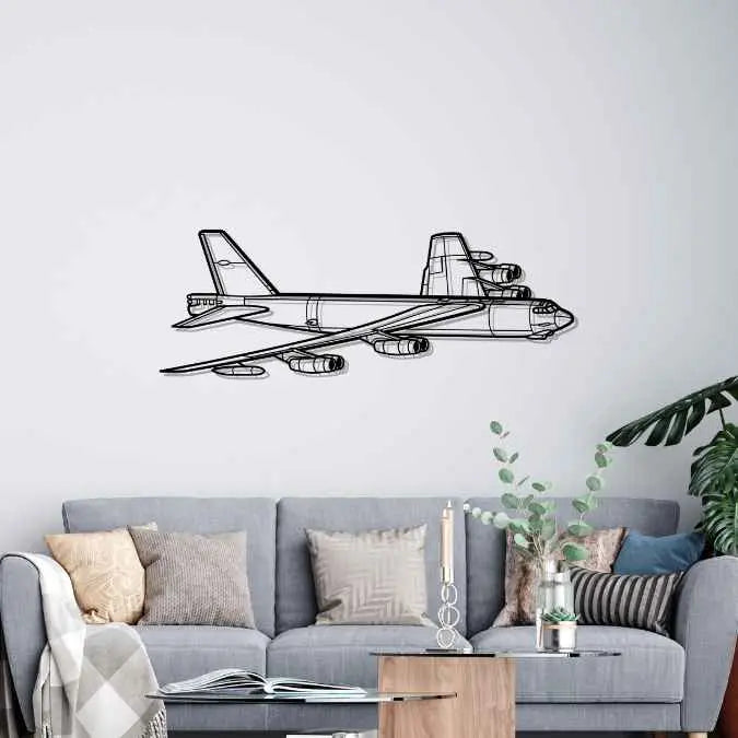 Décoration murale en métal - B-52H Stratofortress aircraftvibes