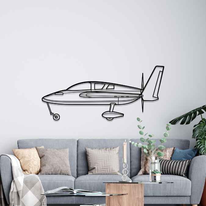 Décoration murale en métal - Cozy Mark aircraftvibes