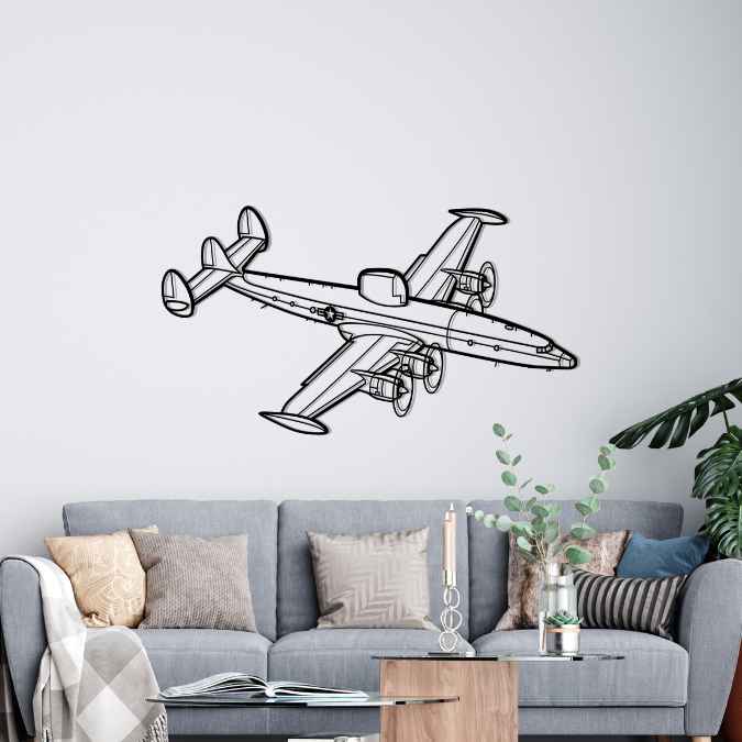 Décoration murale en métal - EC-121N Constellation aircraftvibes