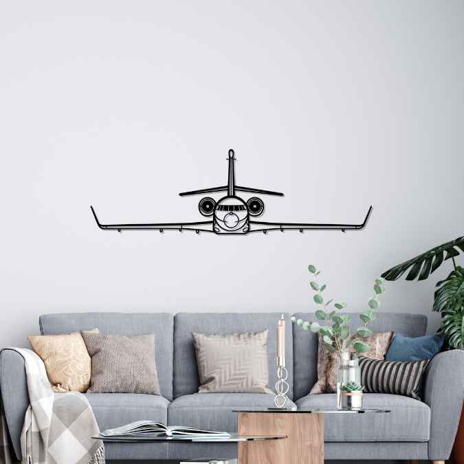 Décoration murale en métal - Falcon 2000LXS aircraftvibes