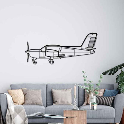 Décoration murale en métal - Rallye Silhouette