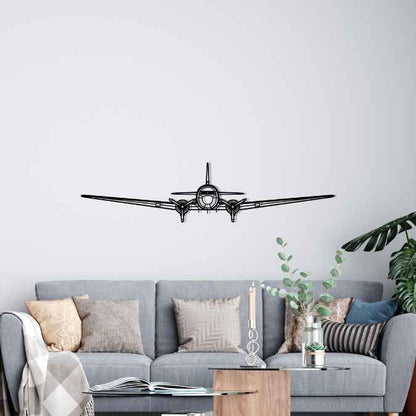 Décoration murale en métal - DC-3 Front