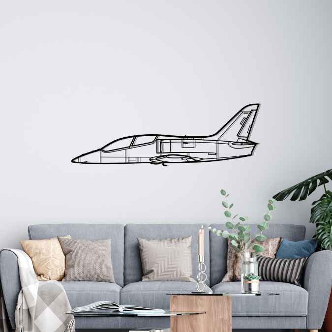Décoration murale en métal - L-39NG Silhouette aircraftvibes