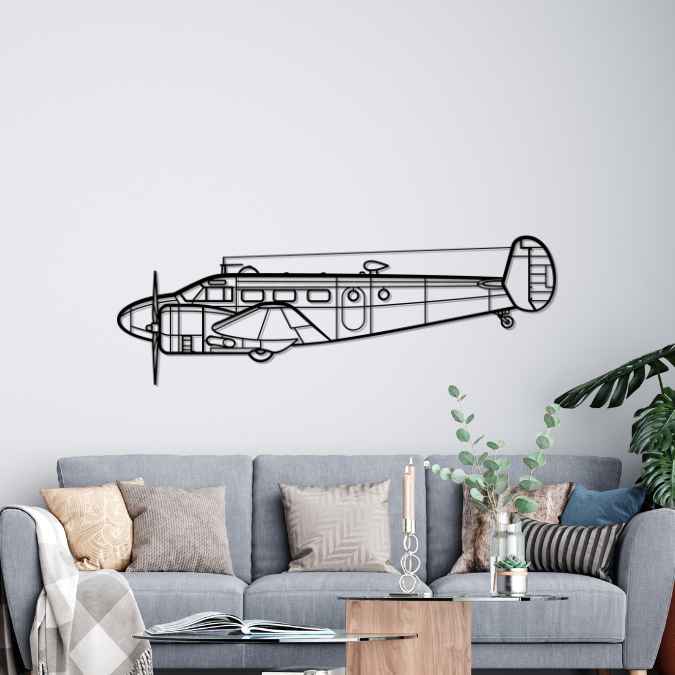 Décoration murale en métal - Model 18 aircraftvibes