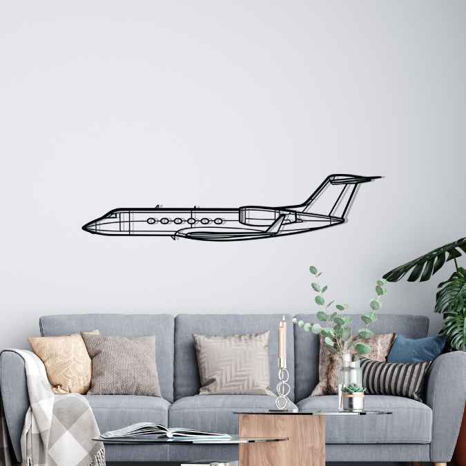 Décoration murale en métal - GIV-SP Silhouette aircraftvibes