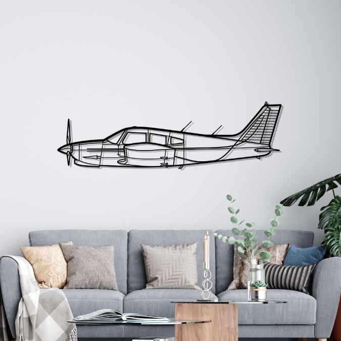 Décoration murale en métal - PA-28RT Turbo aircraftvibes
