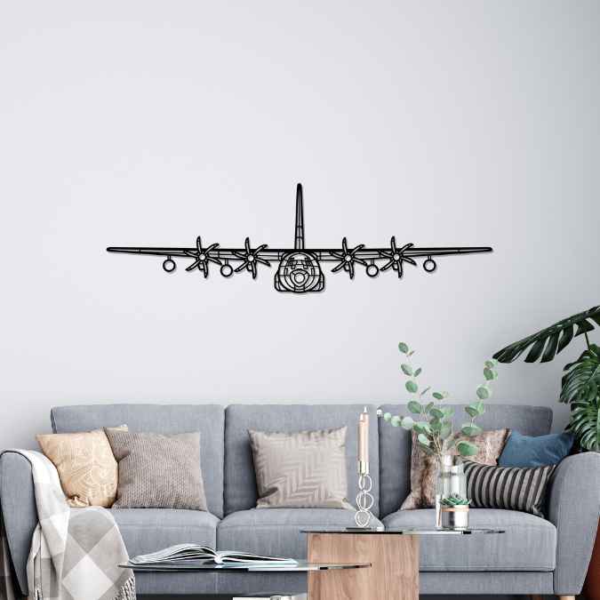 Décoration murale en métal - MC-130J Front aircraftvibes