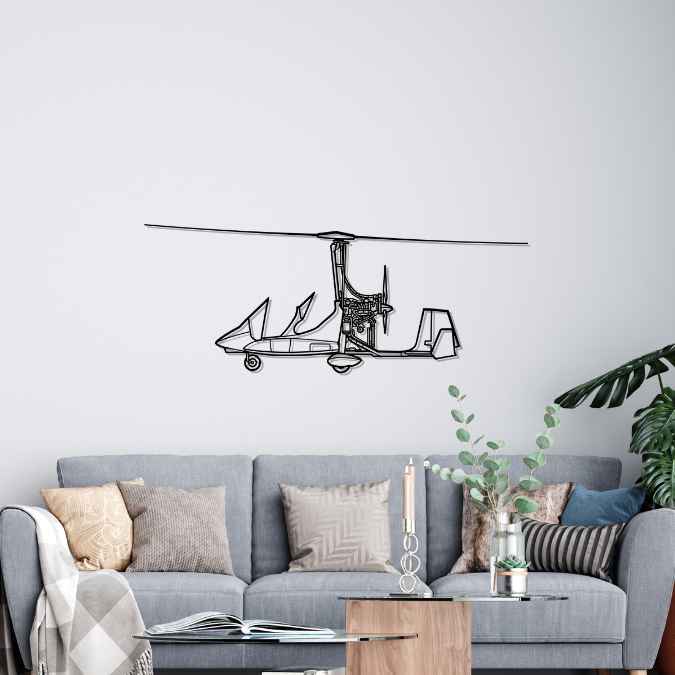 Décoration murale en métal - Gyroplane 2012 aircraftvibes