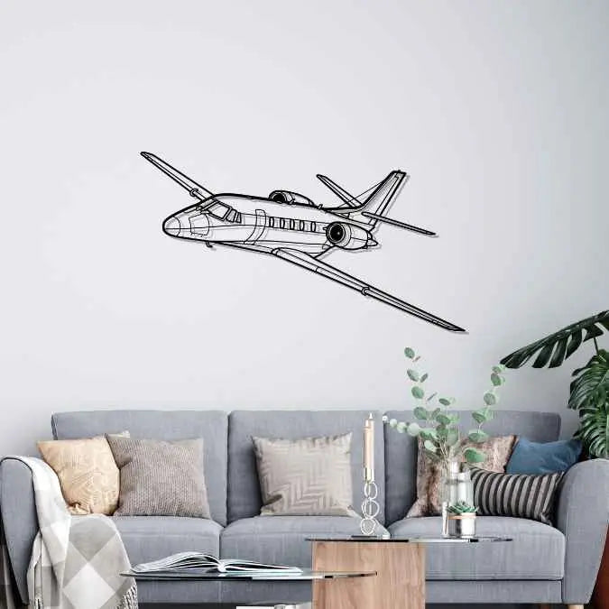 Décoration murale en métal - Citation 560XL aircraftvibes