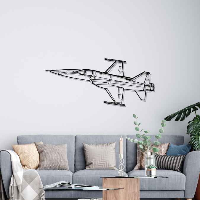 Décoration murale en métal - F-5 Tiger aircraftvibes