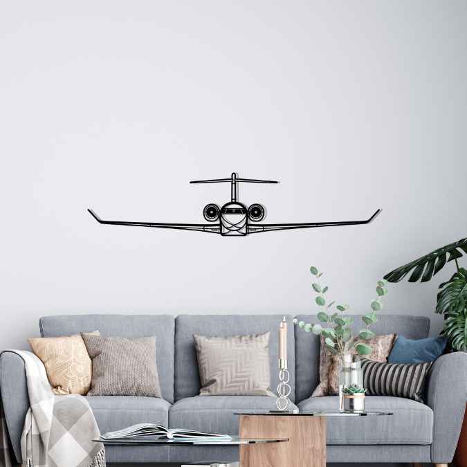 Décoration murale en métal - Global 7500 aircraftvibes