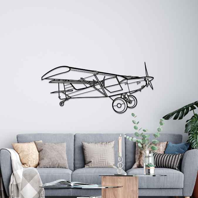 Décoration murale en métal - S7 STi aircraftvibes