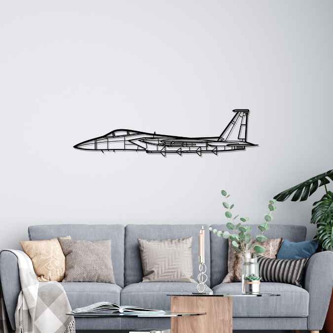 Décoration murale en métal - F-15A Eagle aircraftvibes